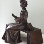 Emily Wilding Davison Maquette by Christine Charlesworth, Sculpture