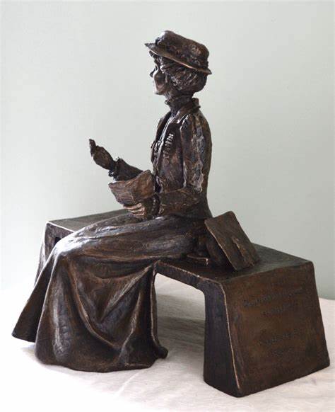 Emily Wilding Davison Maquette by Christine Charlesworth, Sculpture